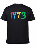 1973 Brush Stroke Graphic Tee - Retro Cool product image 1