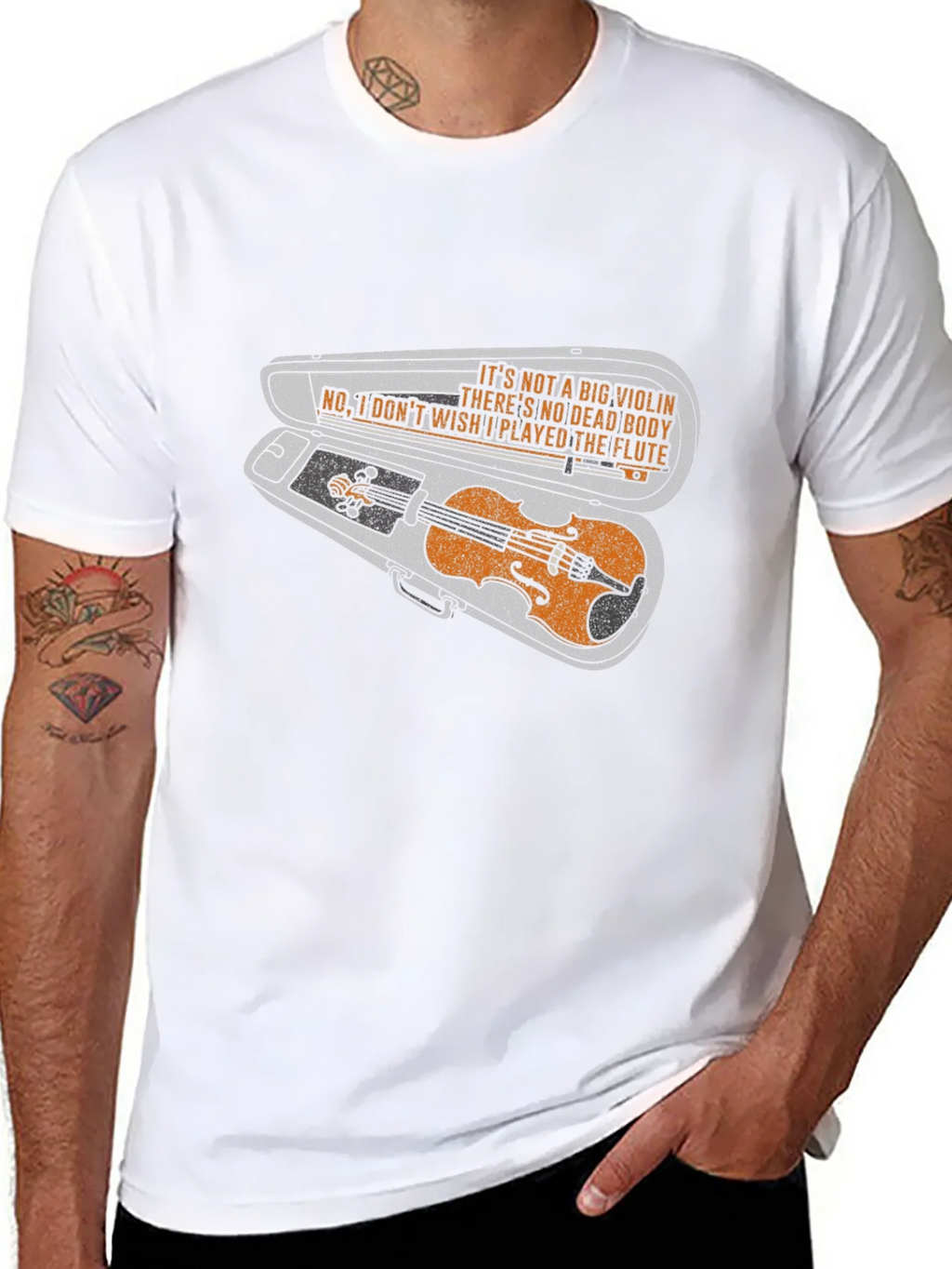 Violin Case T-Shirt: Flute Player product image 6