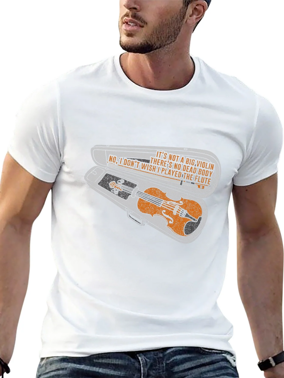 Violin Case T-Shirt: Flute Player product image 9