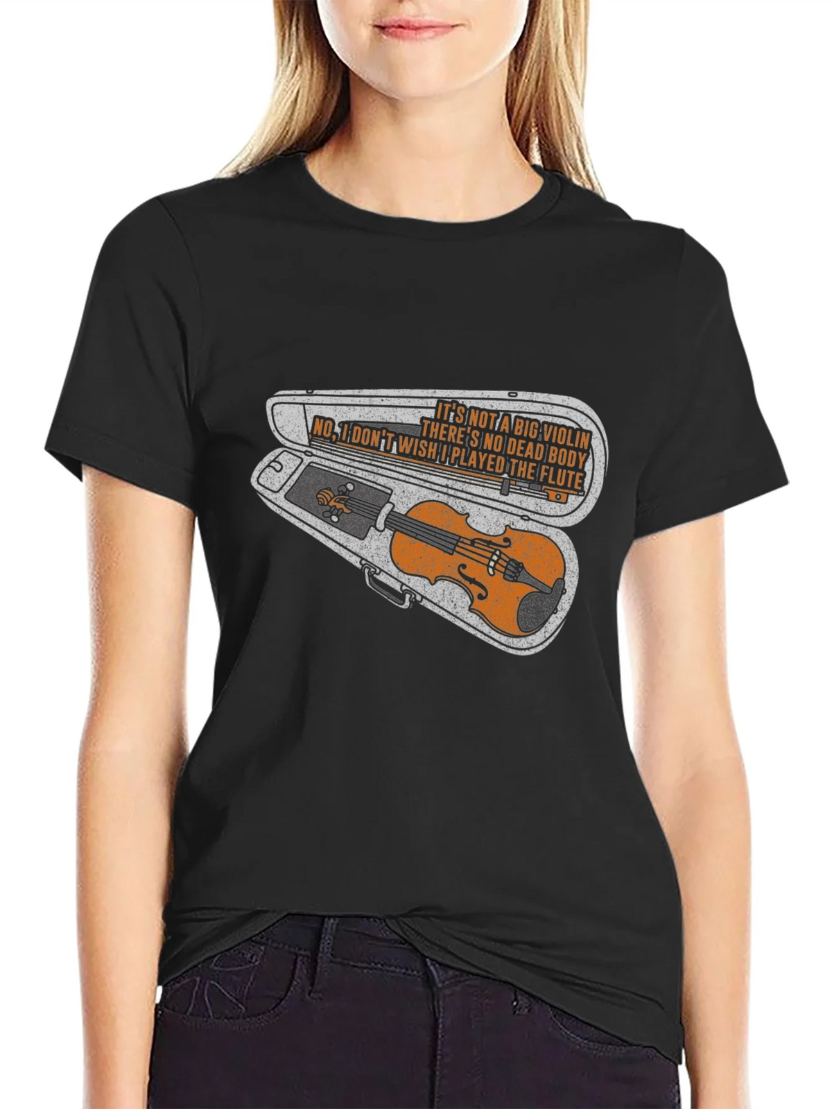 Violin Case T-Shirt: Flute Player product image 2