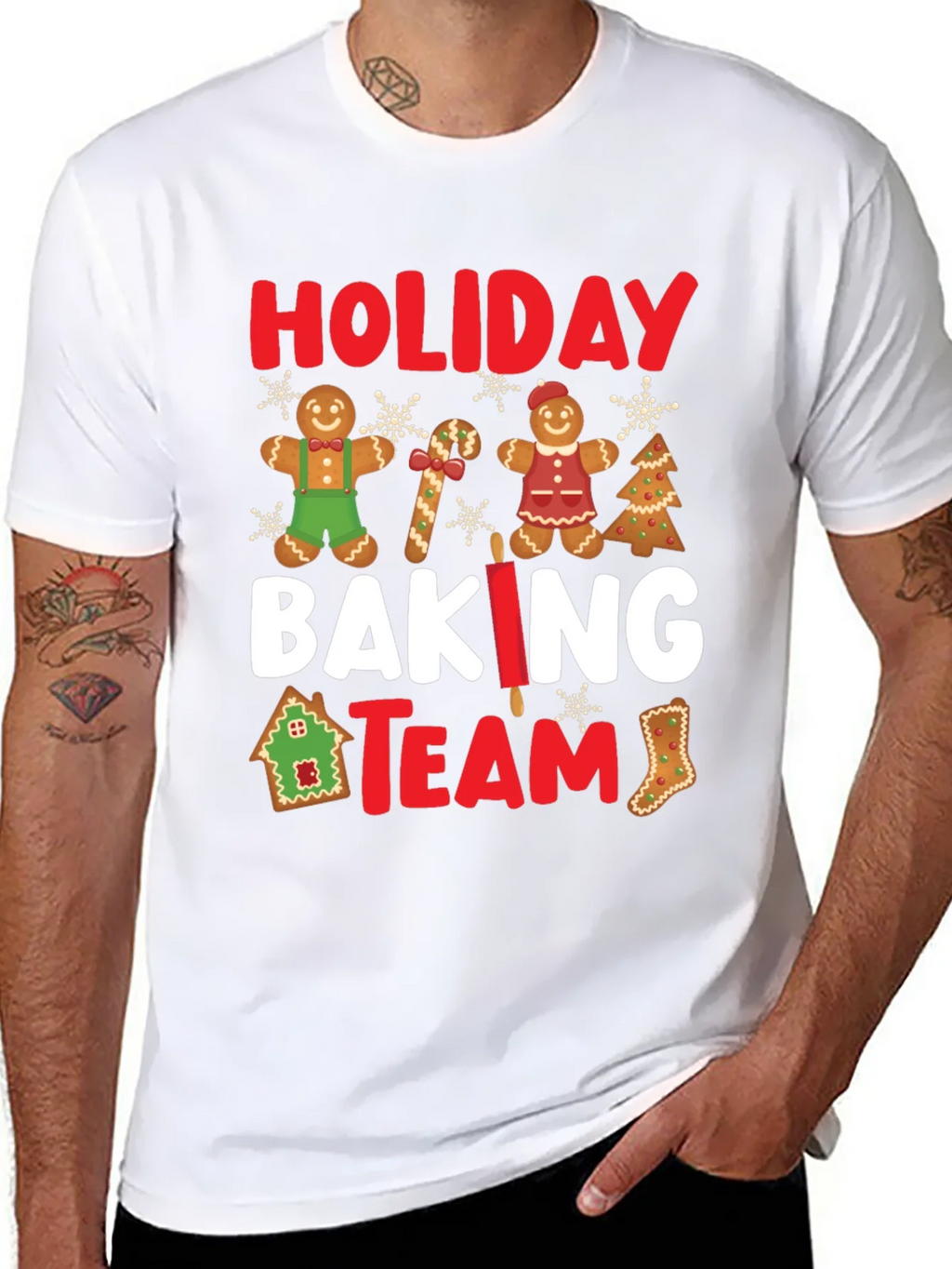 Holiday Baking Team Graphic T-Shirt product image 7