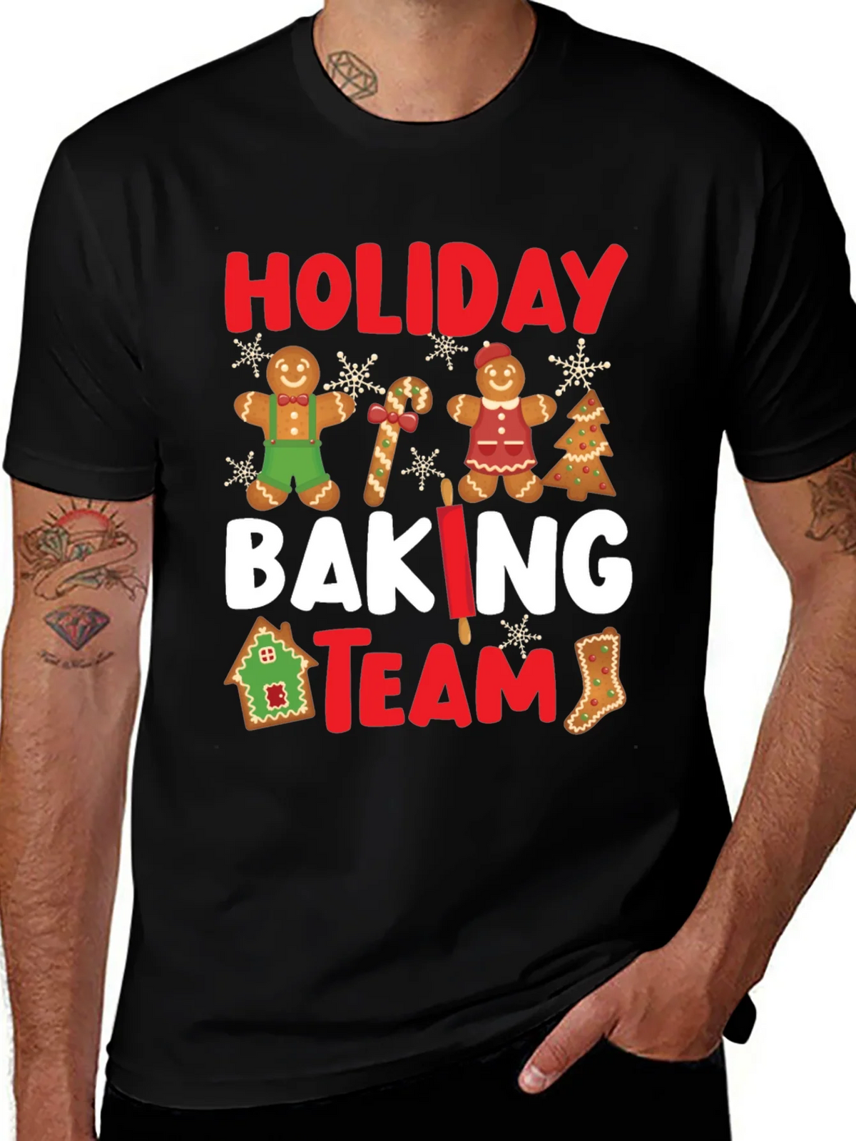 Holiday Baking Team Graphic T-Shirt product image 1