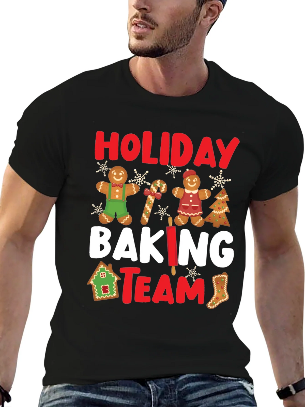 Holiday Baking Team Graphic T-Shirt product image 6