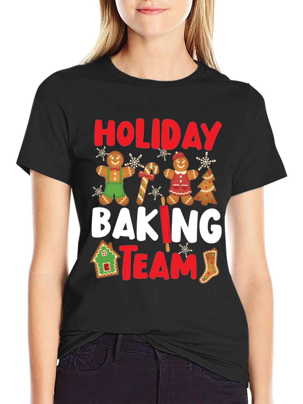 Holiday Baking Team Graphic T-Shirt product image 2