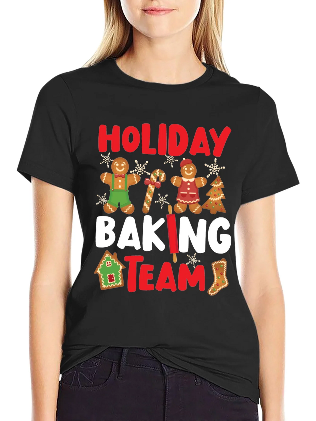 Holiday Baking Team Graphic T-Shirt product image 2