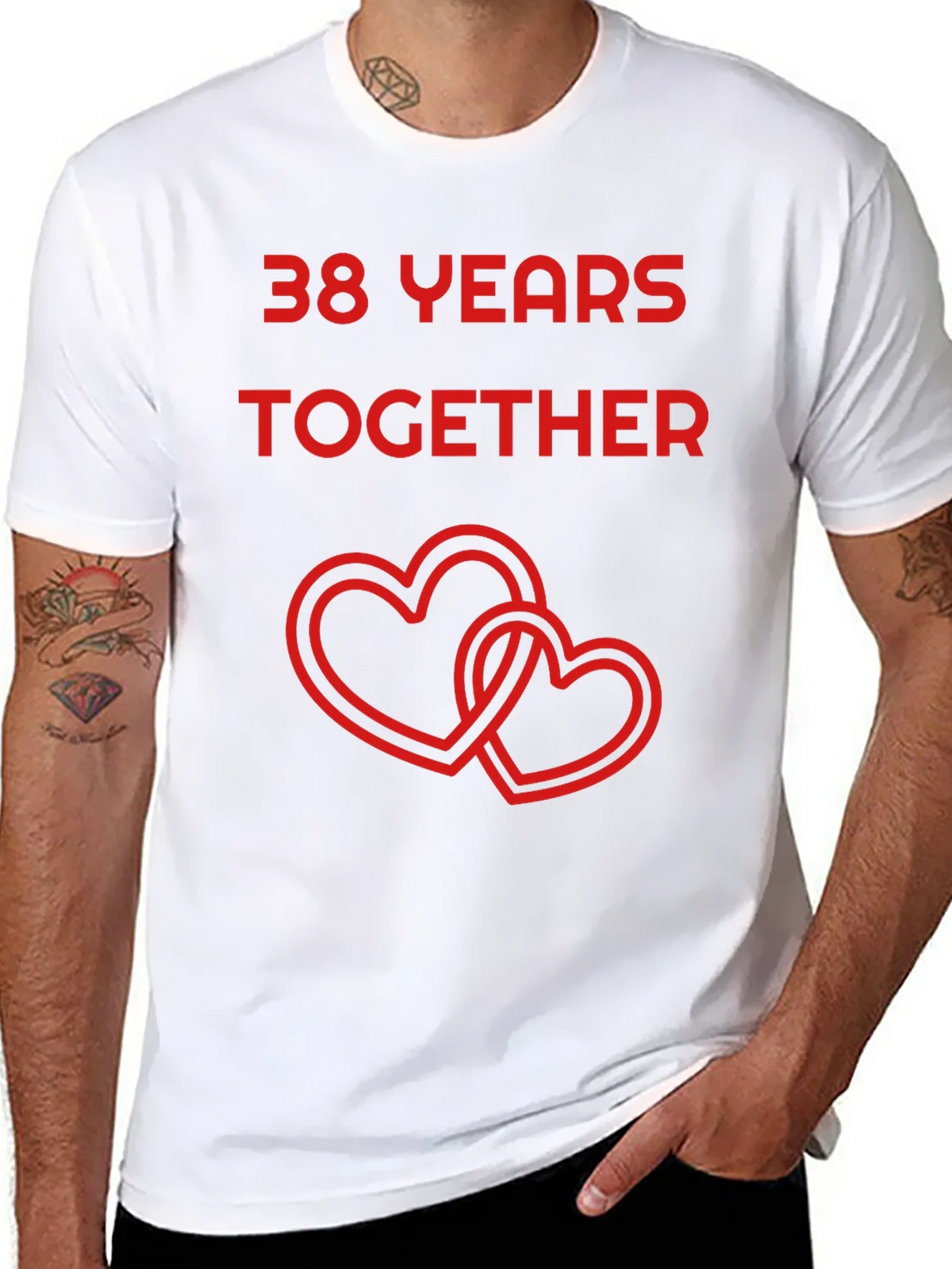 38 Years Together Anniversary T-Shirt product image 4