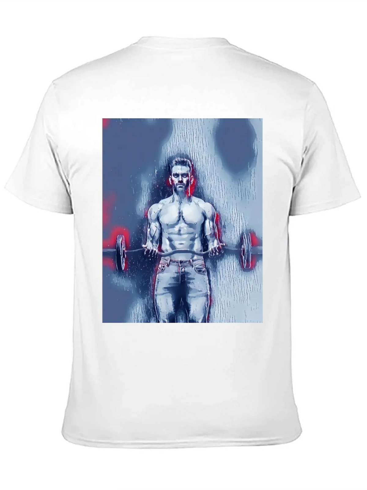 Mens Bodybuilder Graphic Tee - Black product image 10