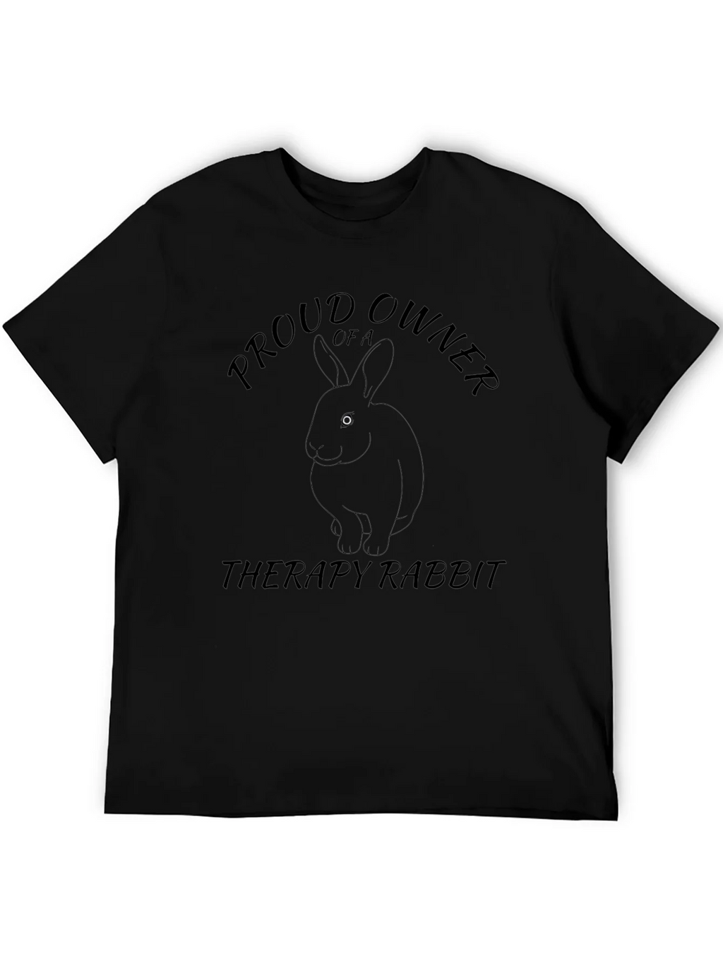 Proud Therapy Rabbit Owner T-Shirt product image 5