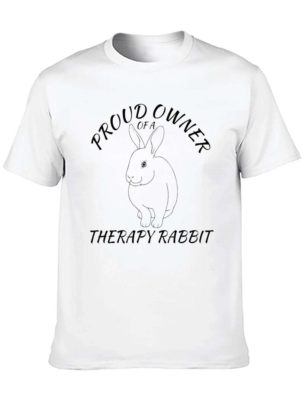 Proud Therapy Rabbit Owner T-Shirt product image 9
