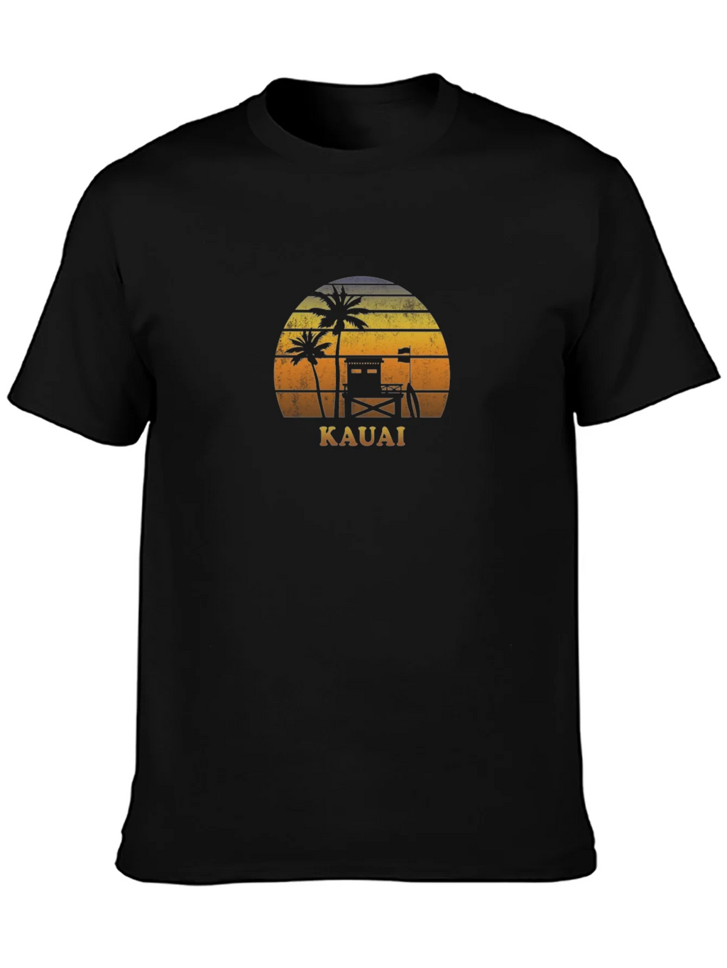 Kauai Sunset Graphic Tee - Tropical Vacation Shirt product image 3