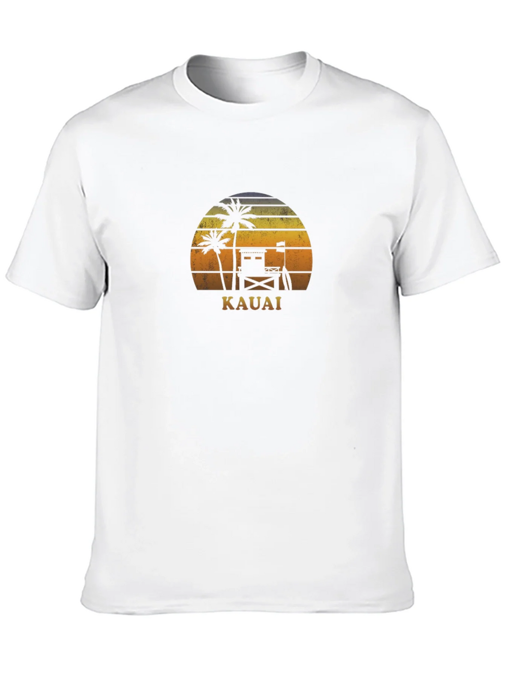 Kauai Sunset Graphic Tee - Tropical Vacation Shirt product image 9