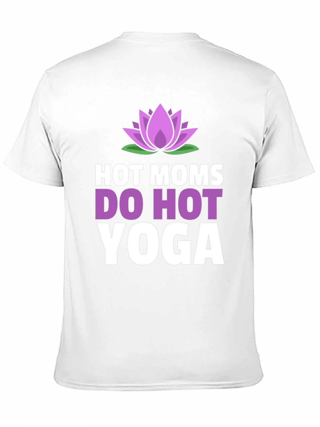 Hot Moms Do Yoga T-Shirt - Lotus Flower Design product image 7