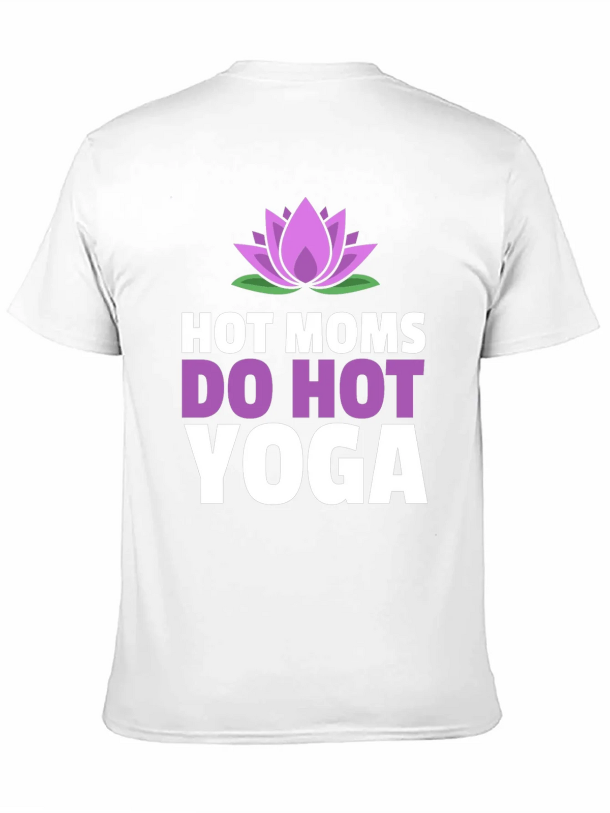 Hot Moms Do Yoga T-Shirt - Lotus Flower Design product image 7