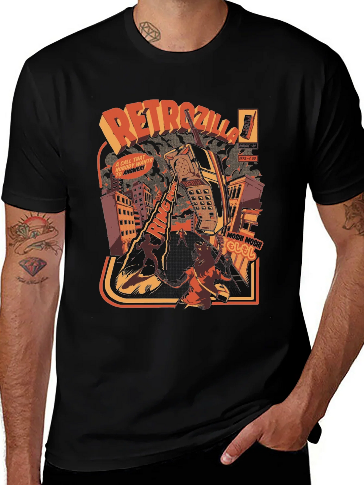 Retro Godzilla T-Shirt product image 1