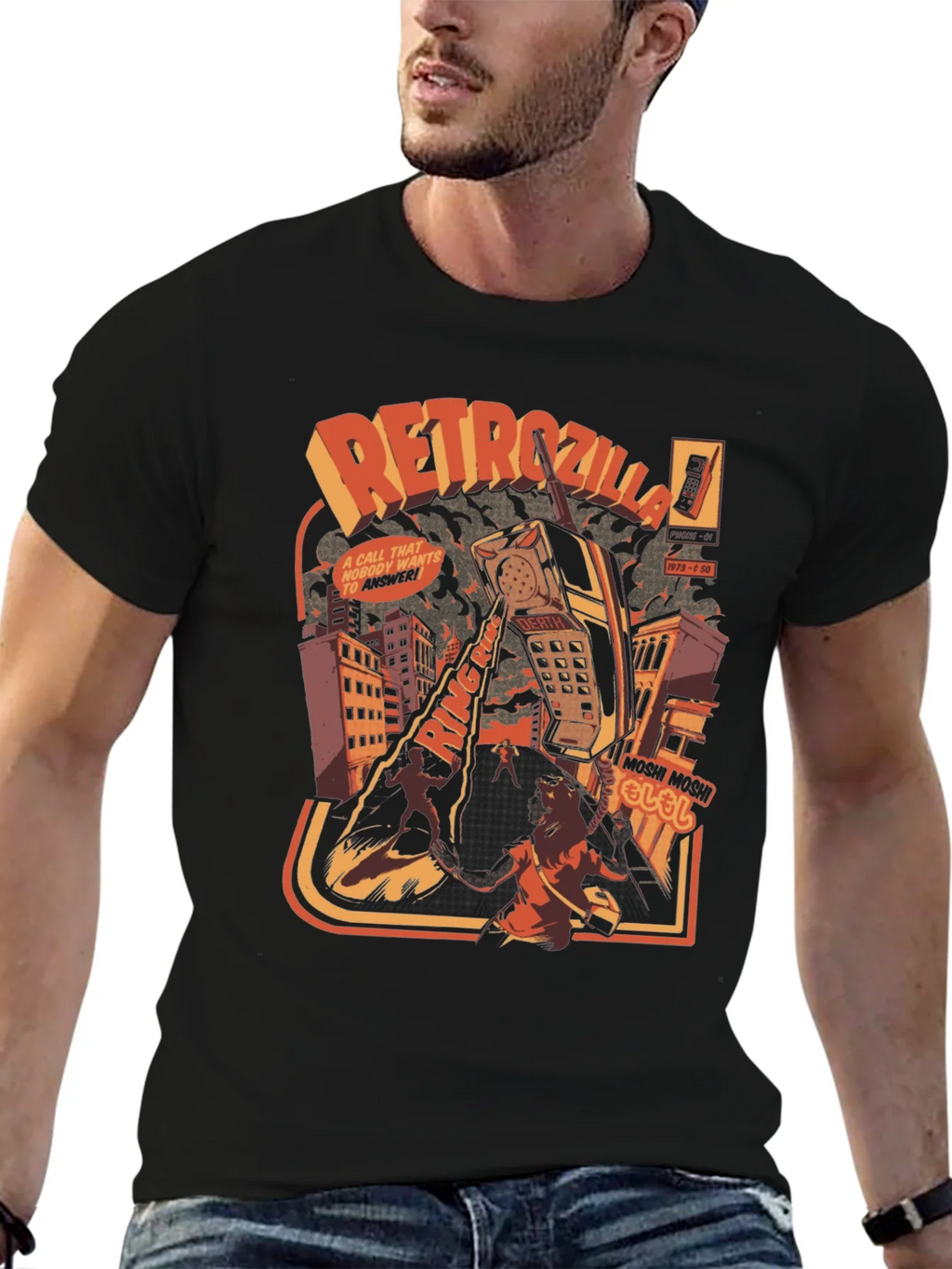 Retro Godzilla T-Shirt product image 6