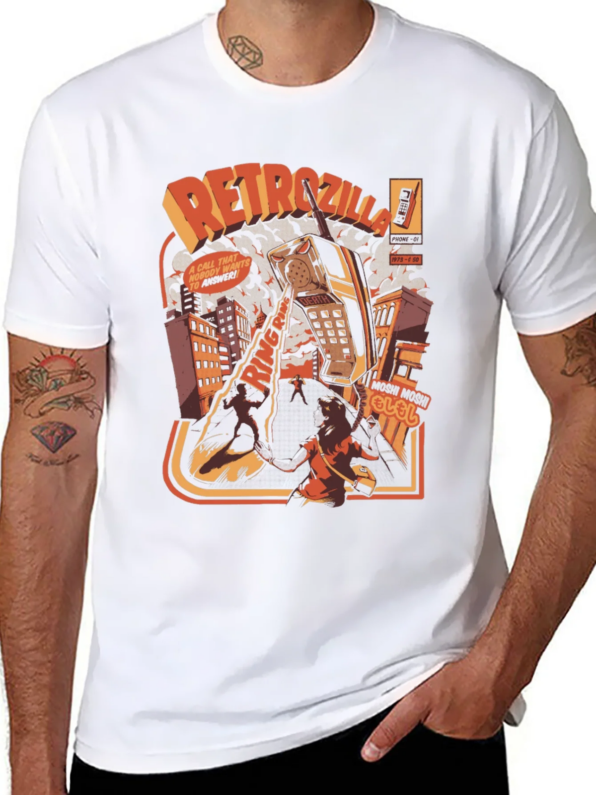 Retro Godzilla T-Shirt product image 7