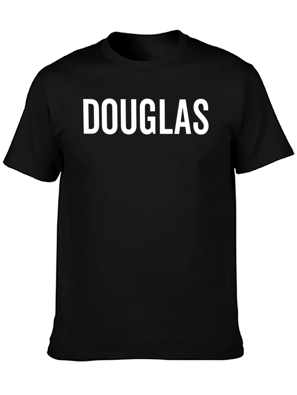 Douglas Black T-Shirt - Personalized Name Tee product image 3