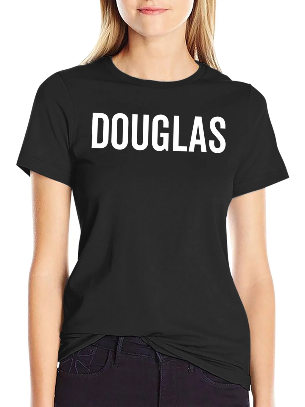 Douglas Black T-Shirt - Personalized Name Tee product image 2