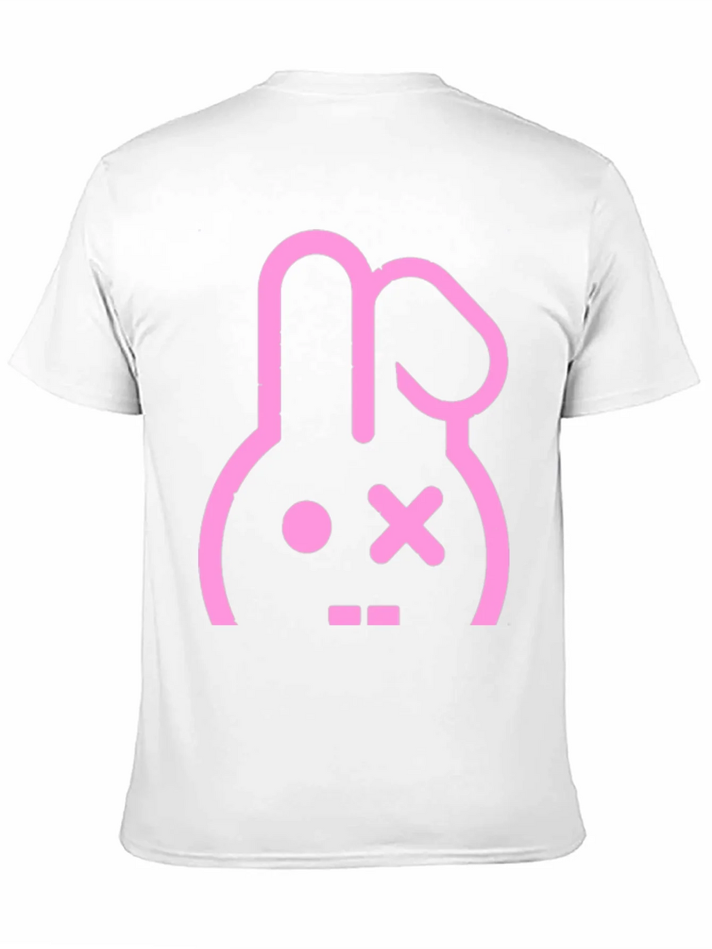 Black T-Shirt with Pink Bunny Graphic product image 10