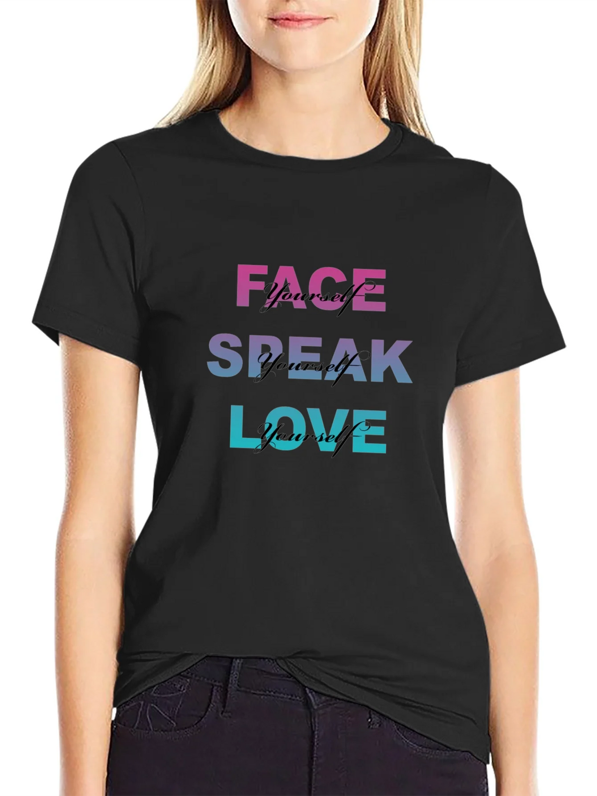 Face Speak Love T-Shirt - Unique Design Tee product image 2