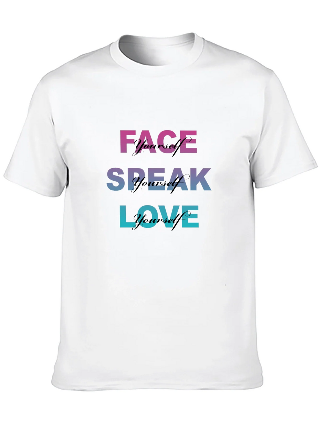 Face Speak Love T-Shirt - Unique Design Tee product image 8