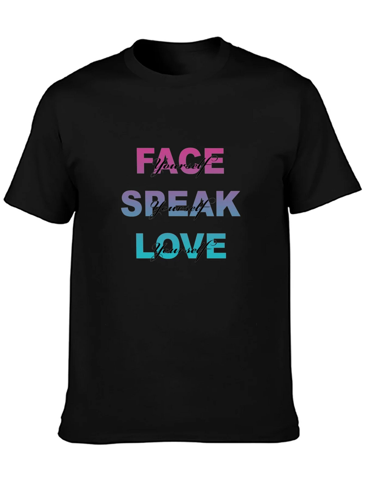 Face Speak Love T-Shirt - Unique Design Tee product image 3