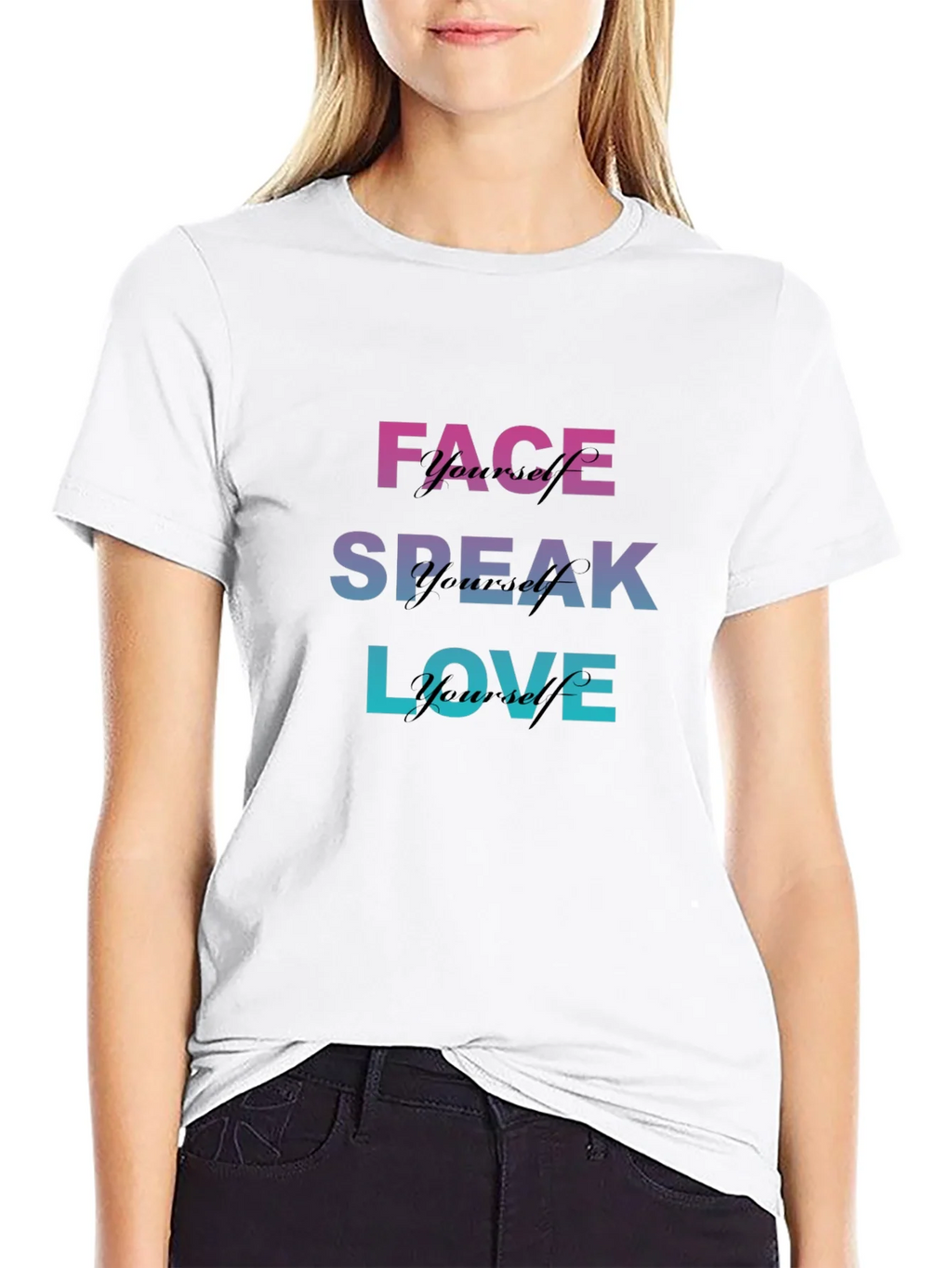 Face Speak Love T-Shirt - Unique Design Tee product image 7