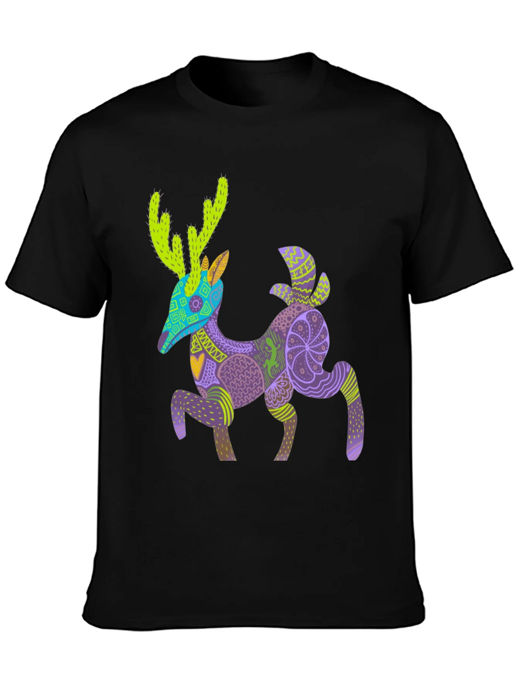 Alebrije Deer Graphic Tee - Unique Art Shirt product image 3