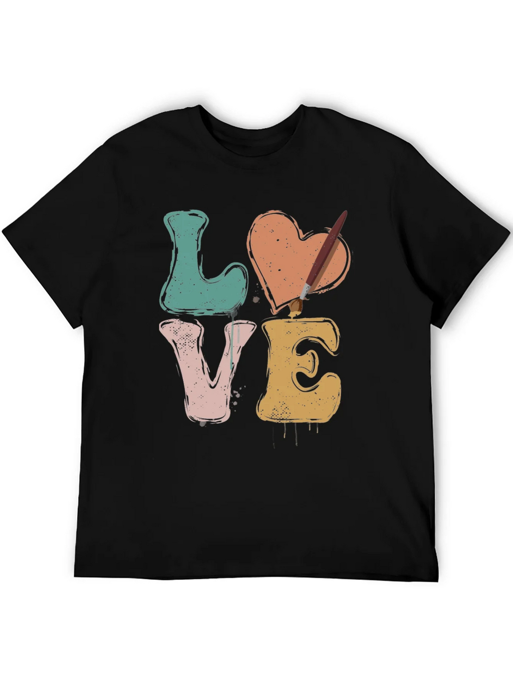 LOVE Artist T-Shirt - Painting Heart Tee product image 5