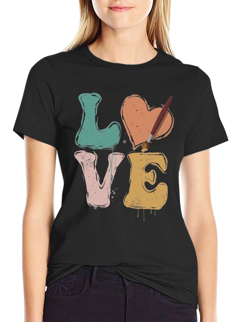LOVE Artist T-Shirt - Painting Heart Tee product image 2