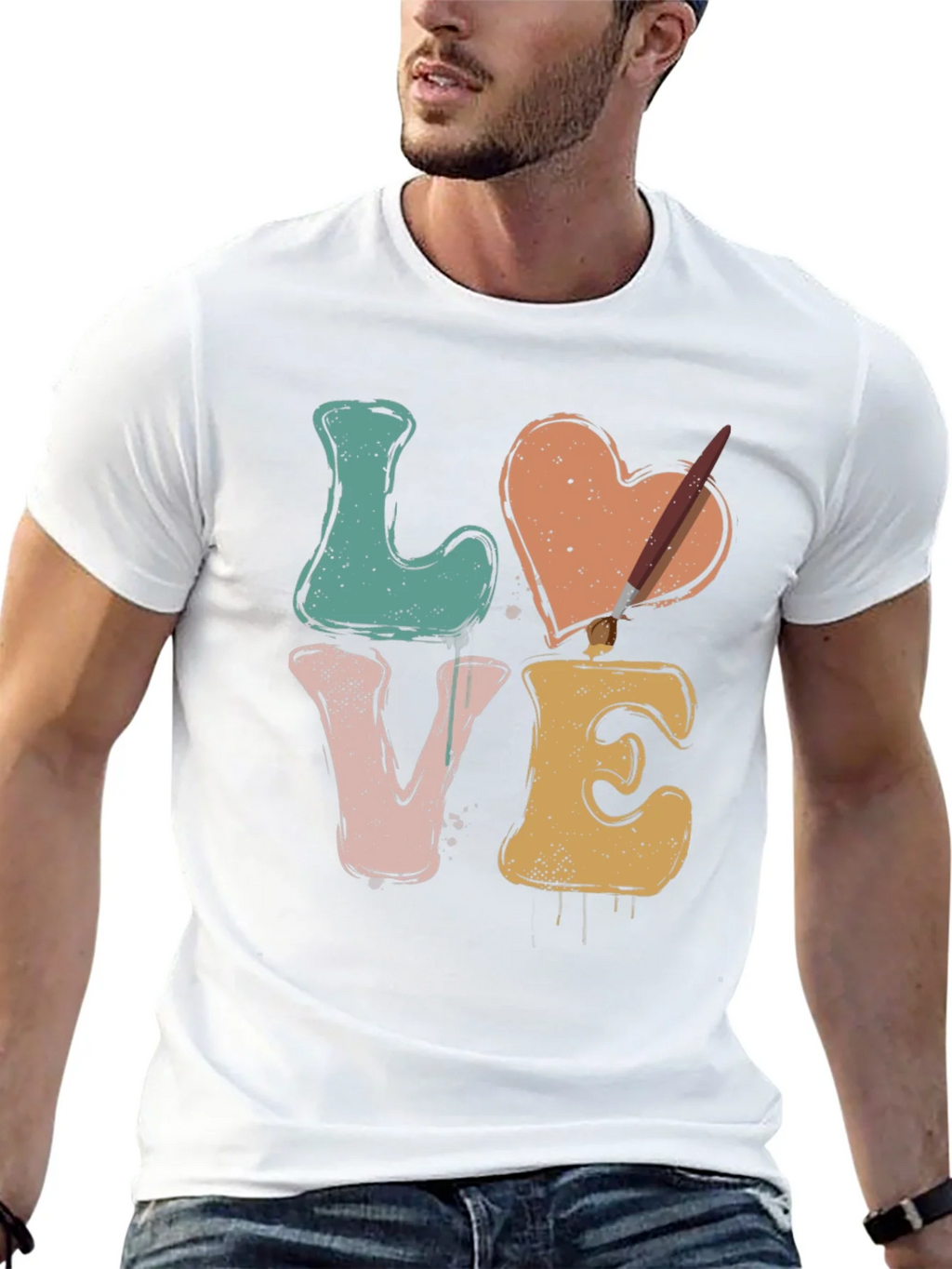 LOVE Artist T-Shirt - Painting Heart Tee product image 12