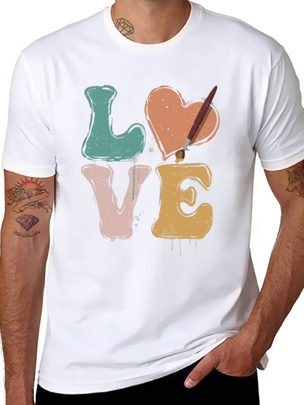 LOVE Artist T-Shirt - Painting Heart Tee product image 7