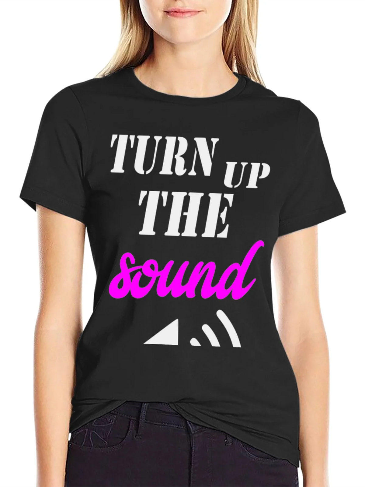 Turn Up The Sound Graphic T-Shirt product image 2