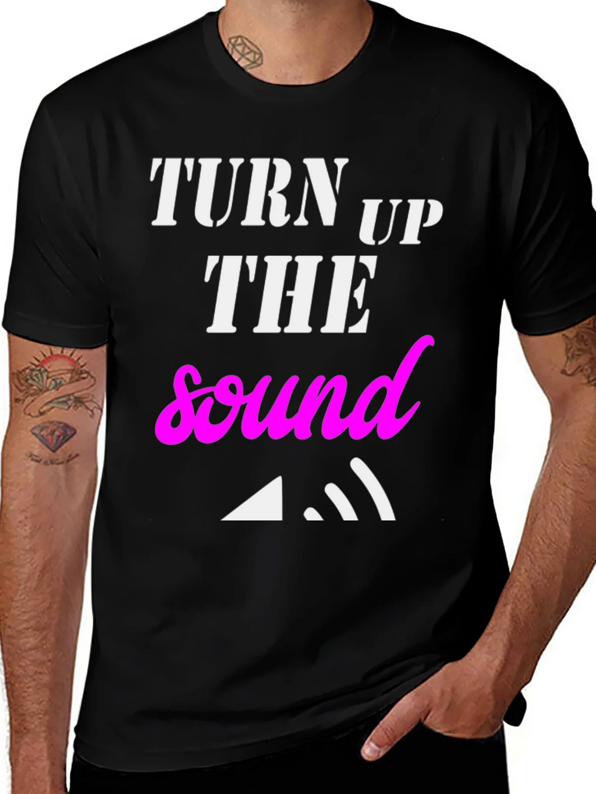 Turn Up The Sound Graphic T-Shirt product image 1