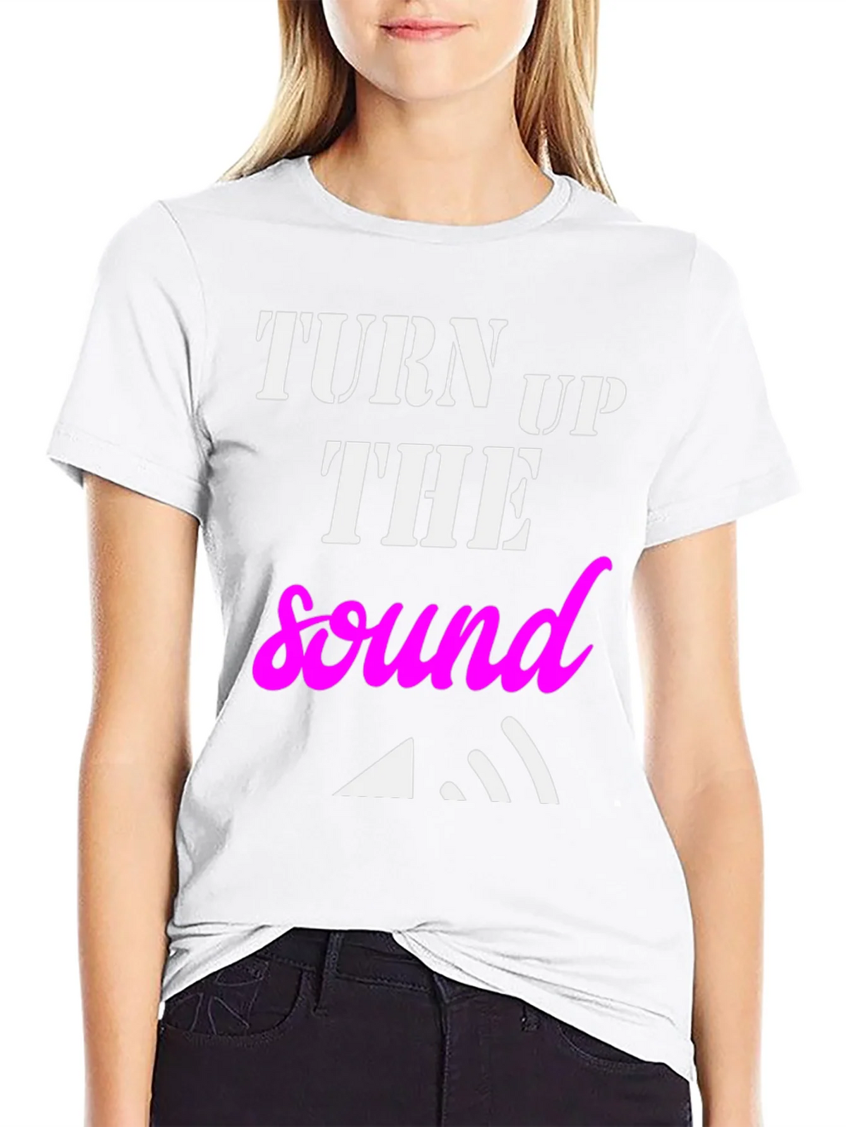 Turn Up The Sound Graphic T-Shirt product image 8