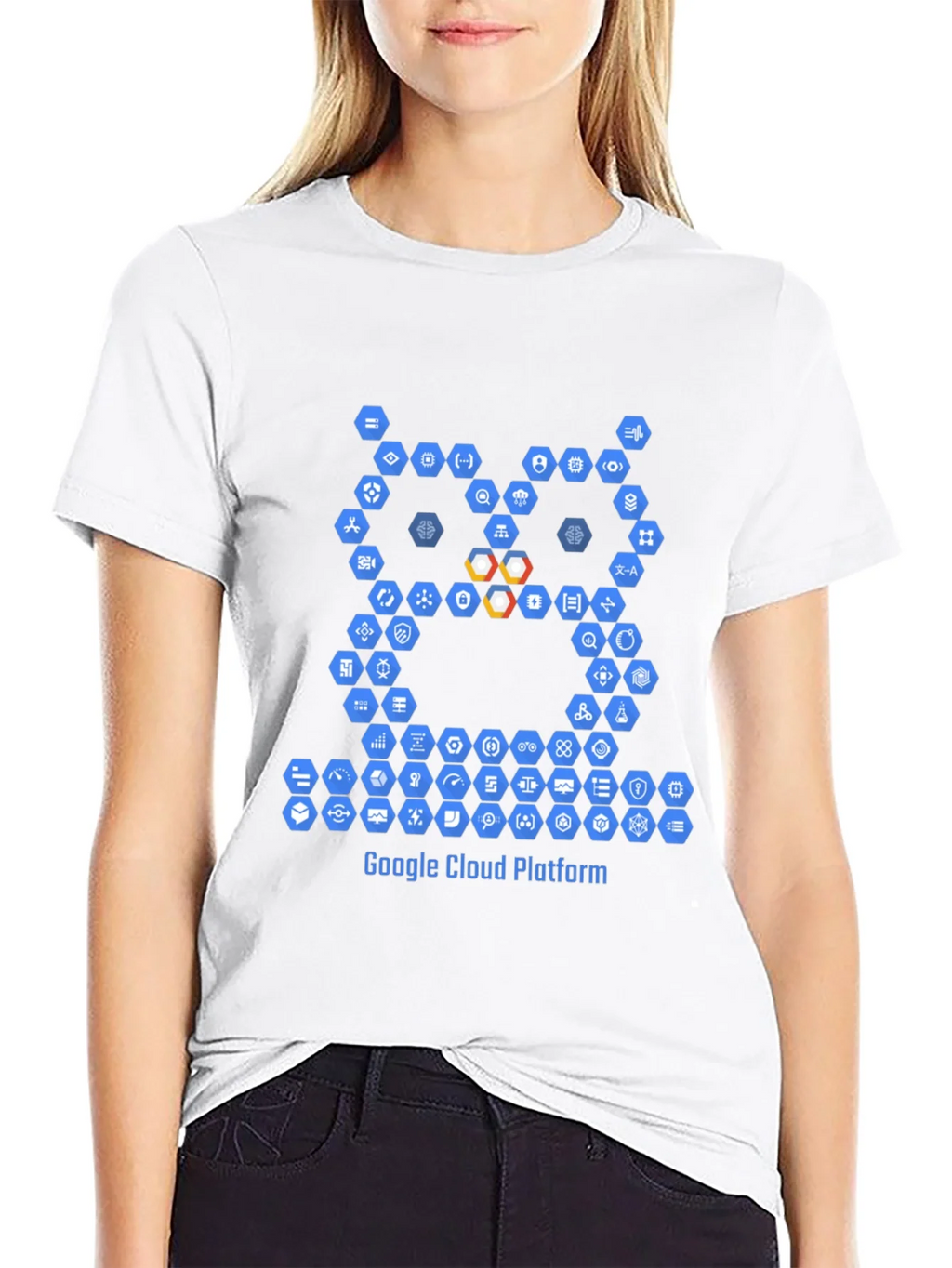 Google Cloud Platform Owl T-Shirt - Black product image 4