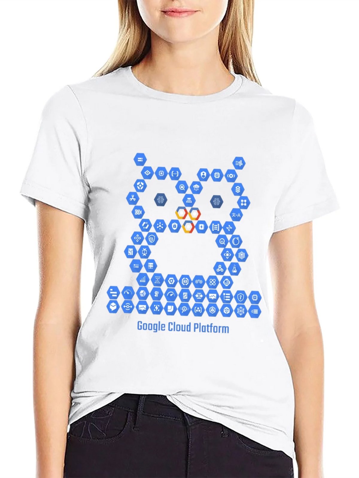 Google Cloud Platform Owl T-Shirt - Black product image 4