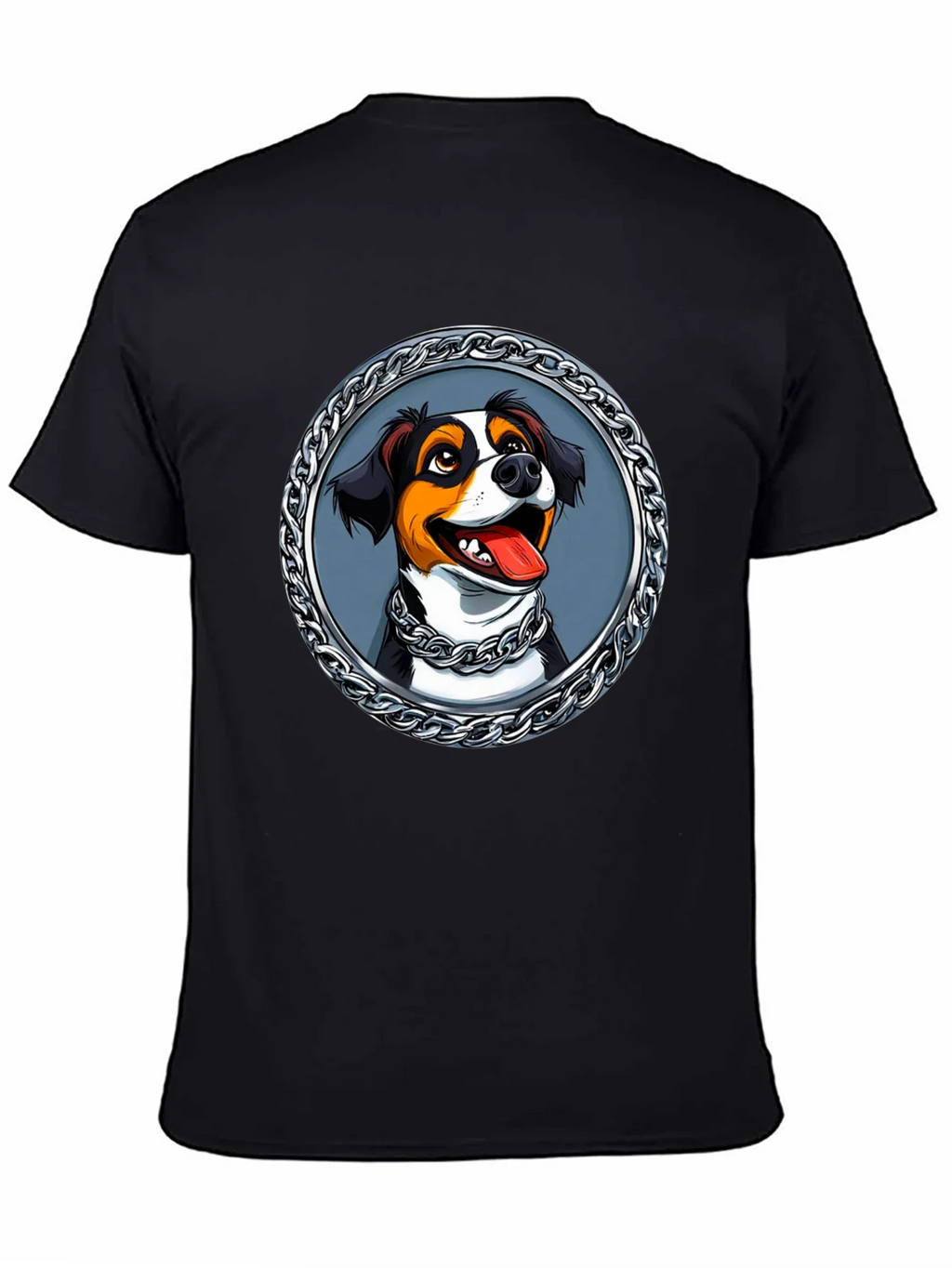Dog Portrait T-Shirt - Chain Frame Design product image 4