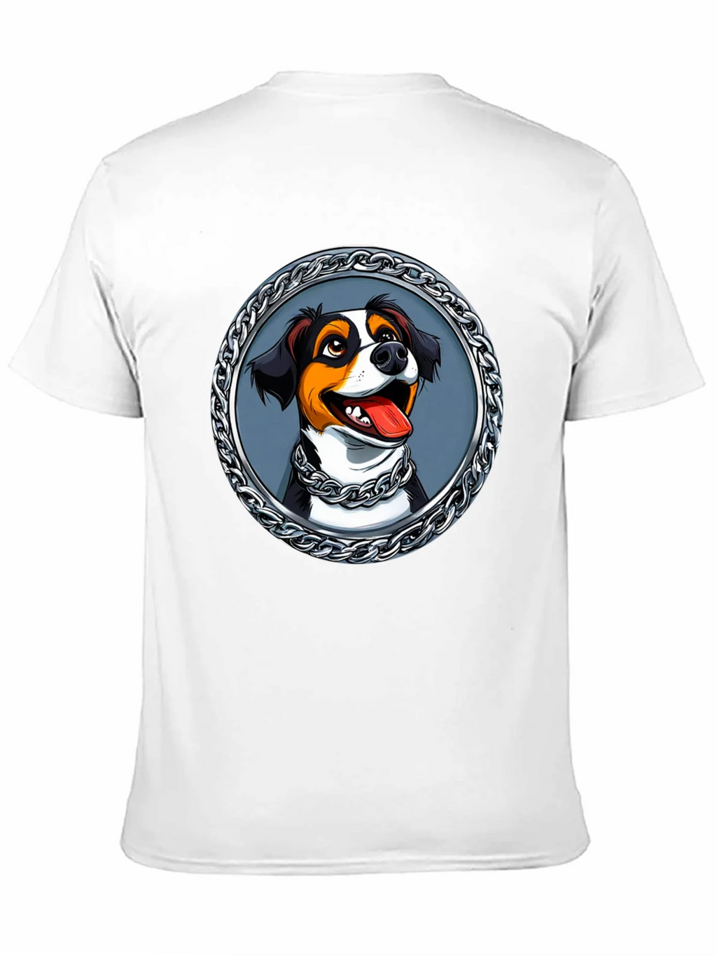 Dog Portrait T-Shirt - Chain Frame Design product image 10