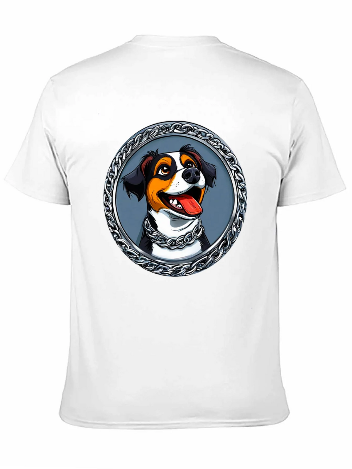 Dog Portrait T-Shirt - Chain Frame Design product image 10