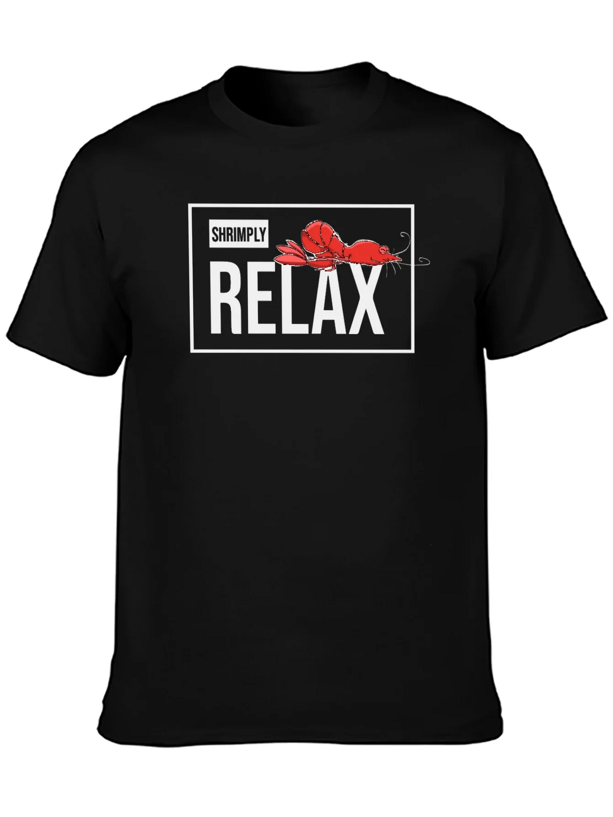 Shrimply Relax T-Shirt - Funny Shrimp Graphic Tee product image 2