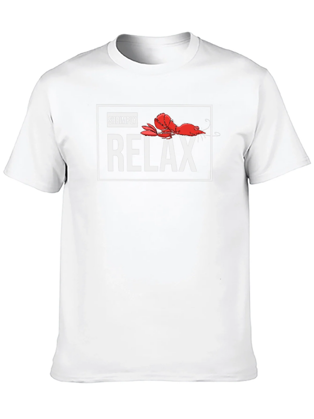 Shrimply Relax T-Shirt - Funny Shrimp Graphic Tee product image 7