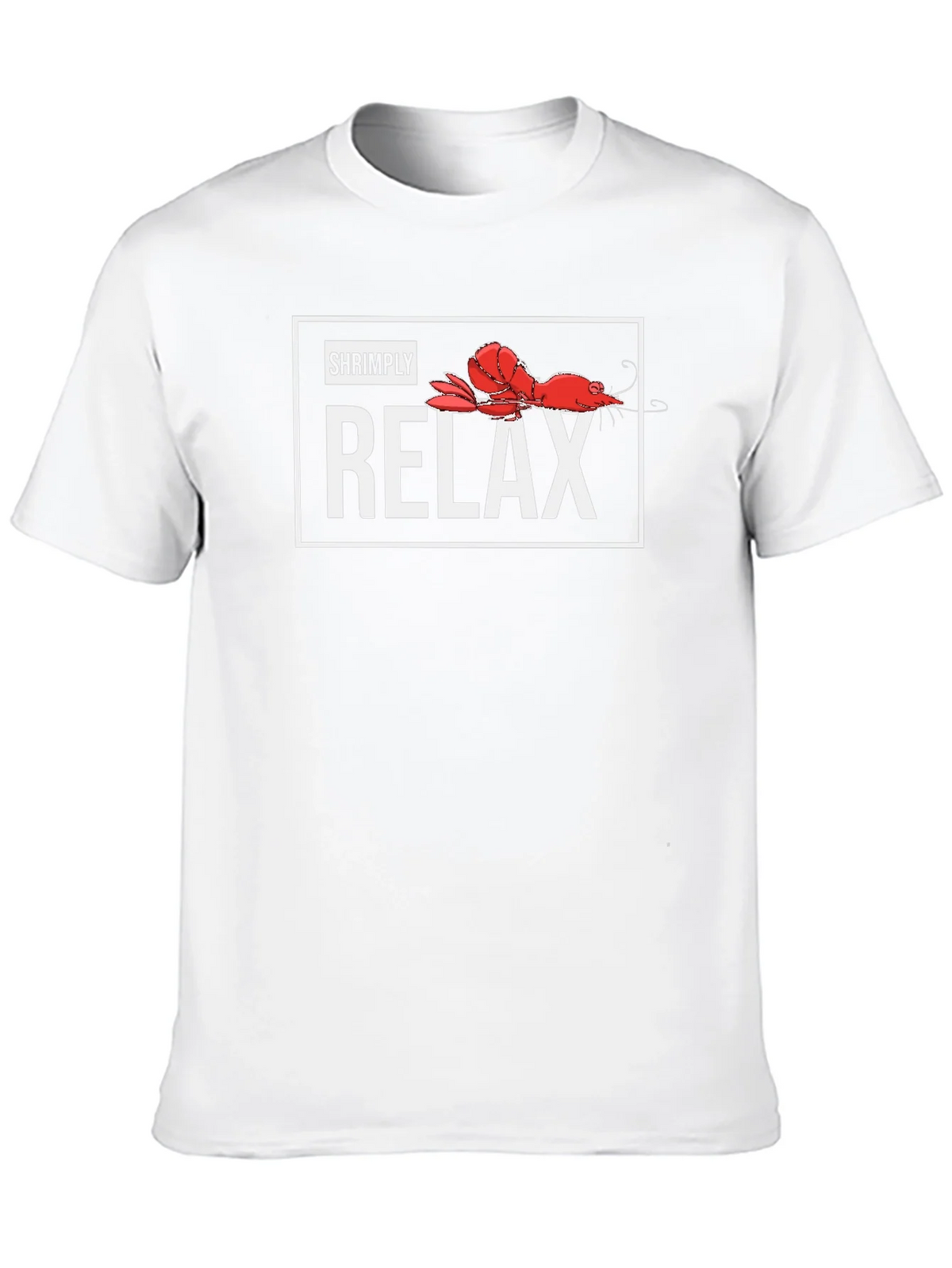 Shrimply Relax T-Shirt - Funny Shrimp Graphic Tee product image 7