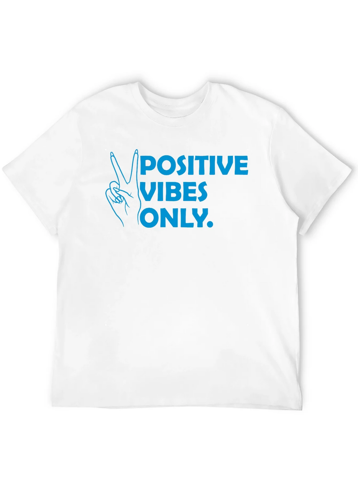 Positive Vibes Only T-Shirt - Black product image 8