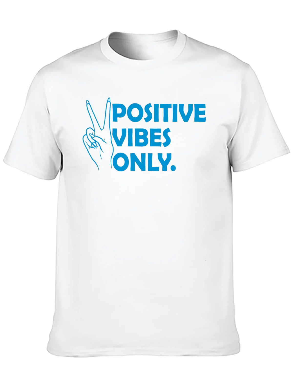 Positive Vibes Only T-Shirt - Black product image 7