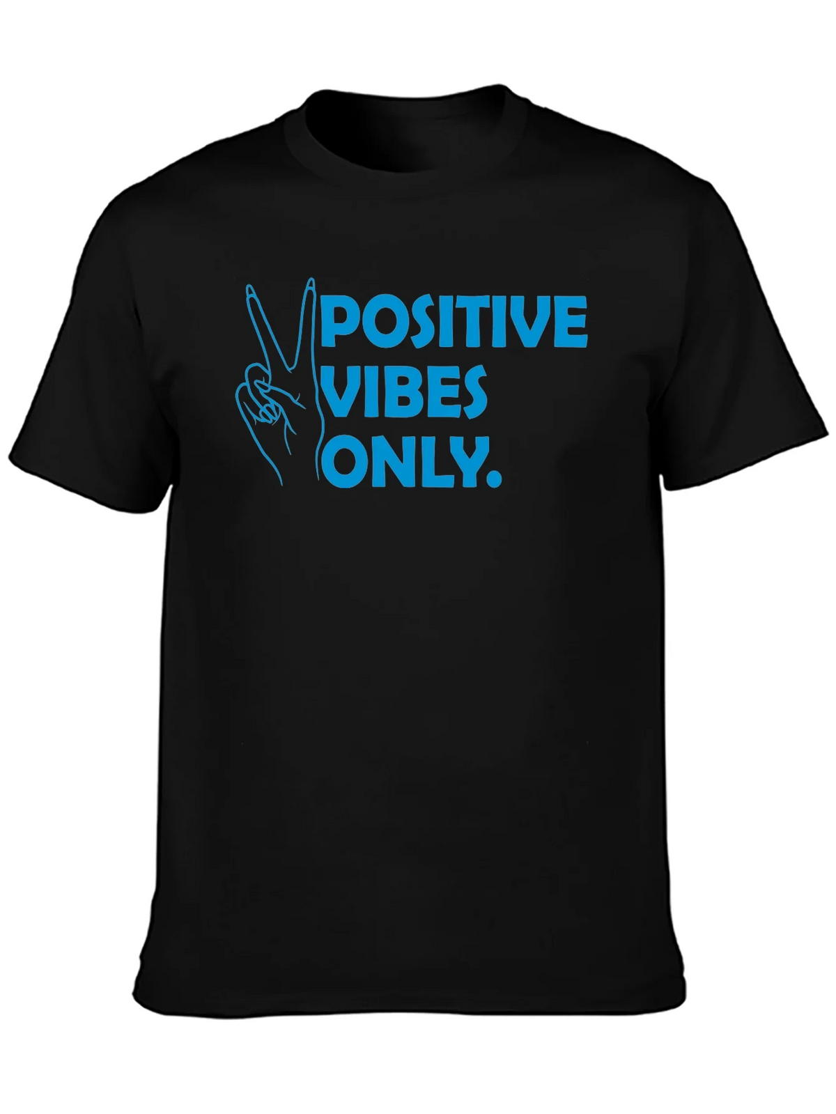 Positive Vibes Only T-Shirt - Black product image 3