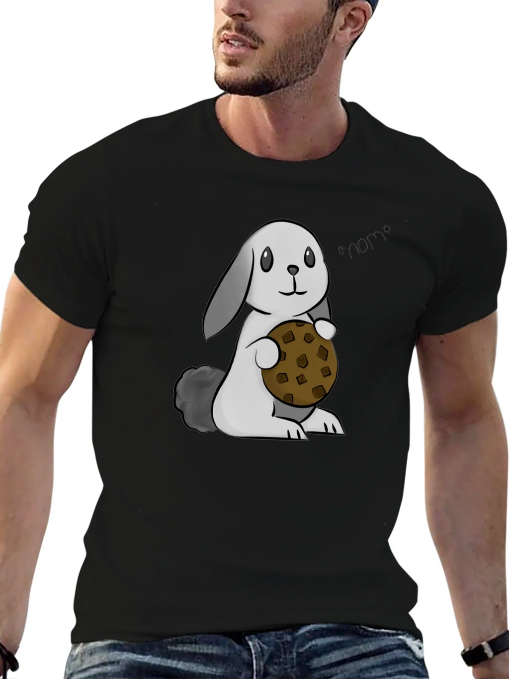 Cute Bunny Cookie T-Shirt product image 6