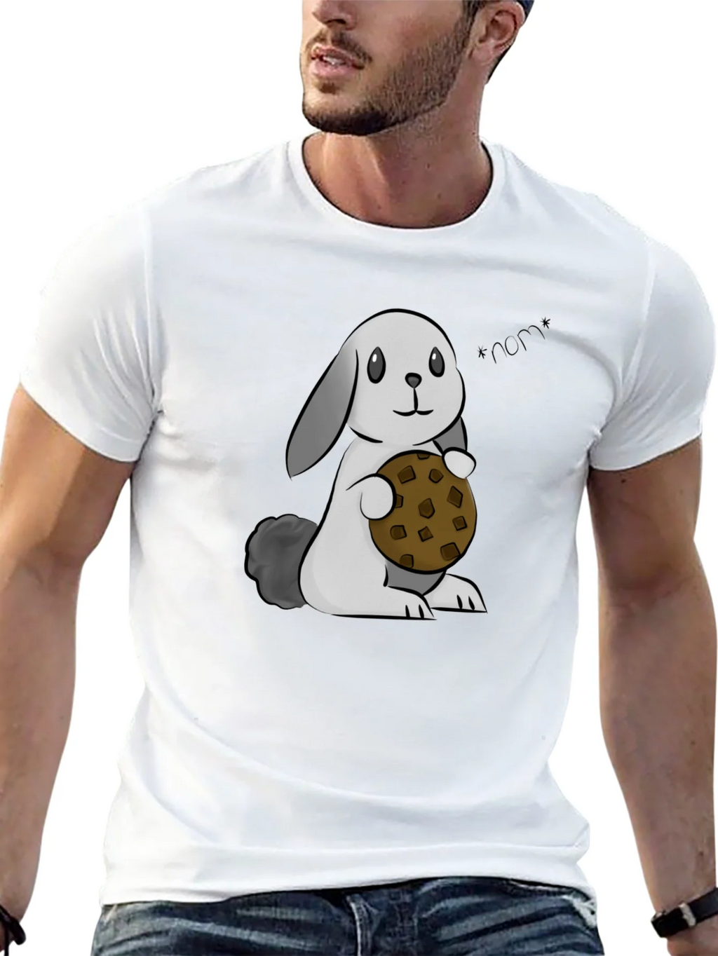 Cute Bunny Cookie T-Shirt product image 12