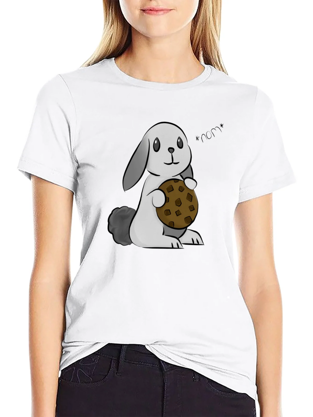 Cute Bunny Cookie T-Shirt product image 8