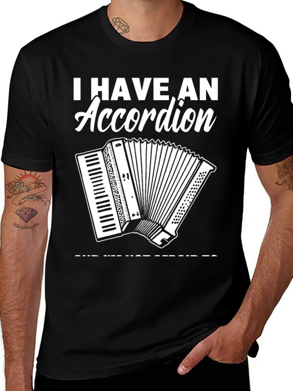 Accordion Graphic Tee - I Have An T-Shirt product image 1